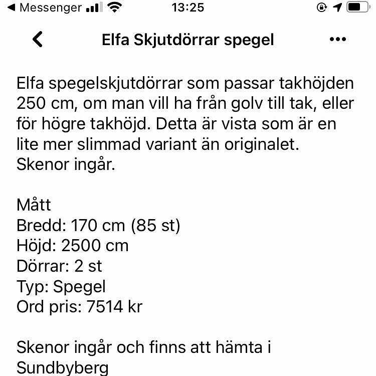 image of Hämta 2 st skjutdörrar - 