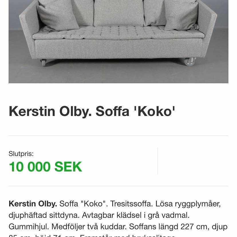 image of Hämta soffa - 