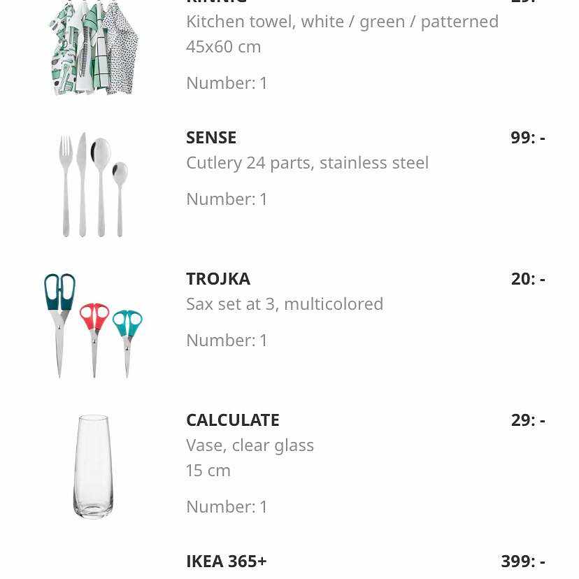 image of Collect Ikea order - 