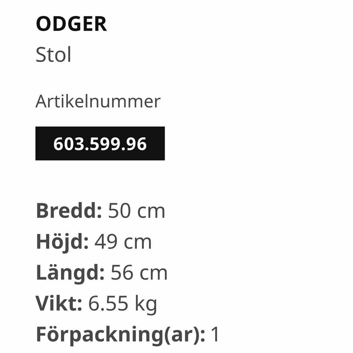 image of 6 st stolar - 