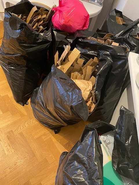 image of Skräp till återvinning  - Stockholm