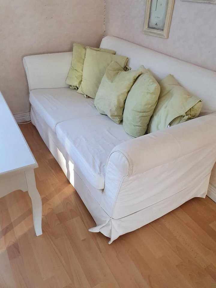 image of Vit 2 sits soffa Bortskän - 