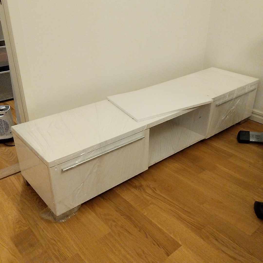 image of TV stand with drawers - Stockholm