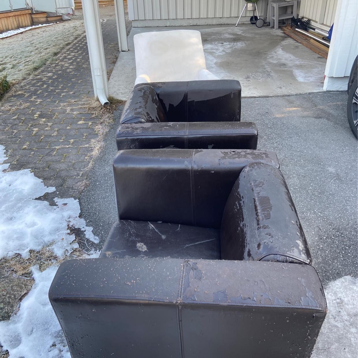 image of Slänga 3 fåtöljer - Åkersberga