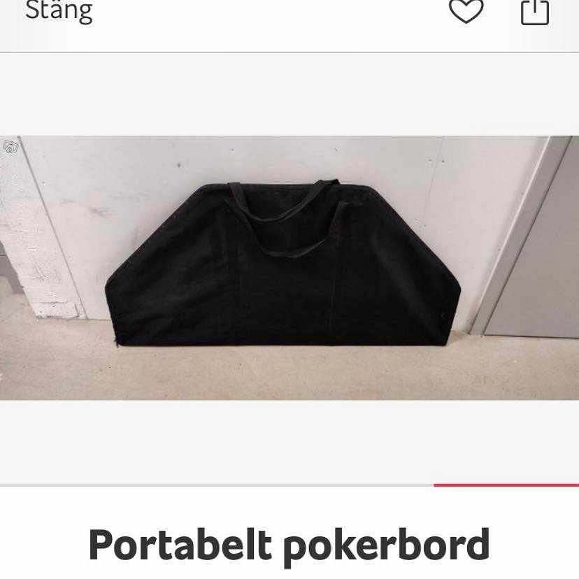 image of Portabelt pokerbord - 