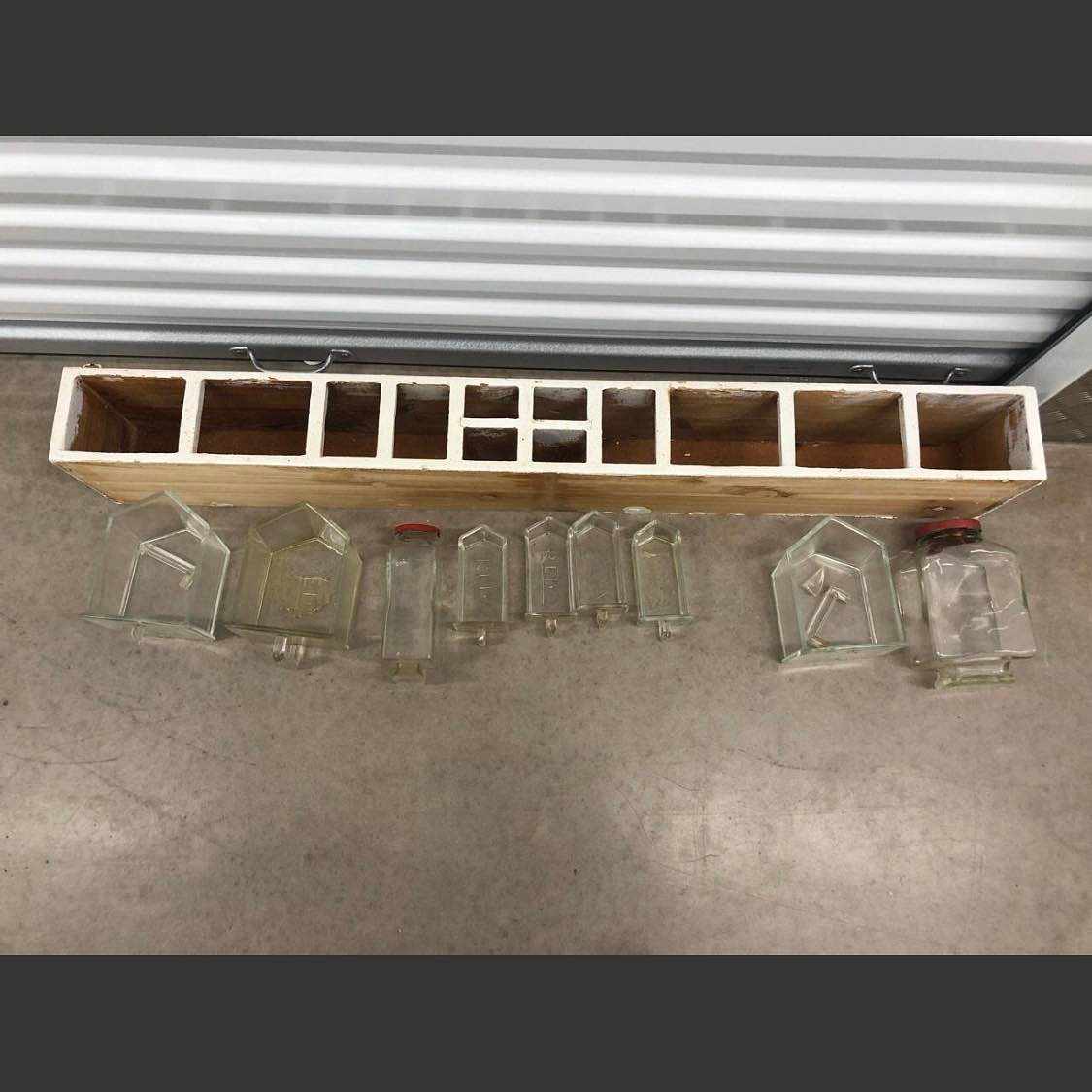 image of Hämta hylla med glaslådor - 