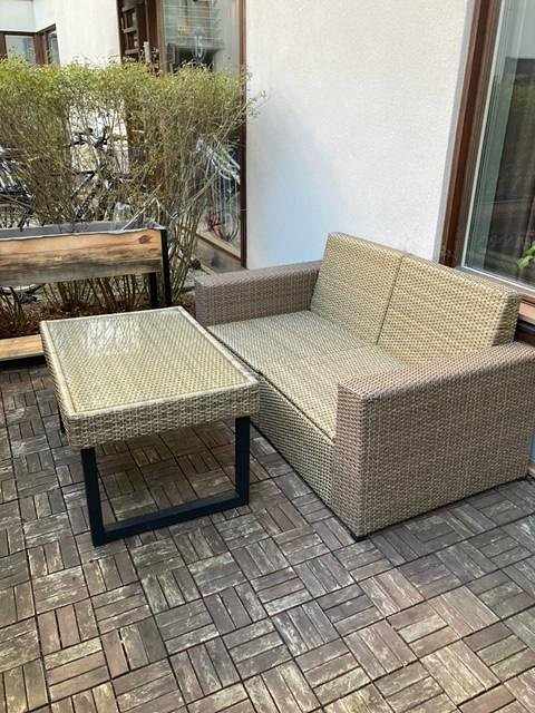 image of Utomhussoffa med bord (SO - 