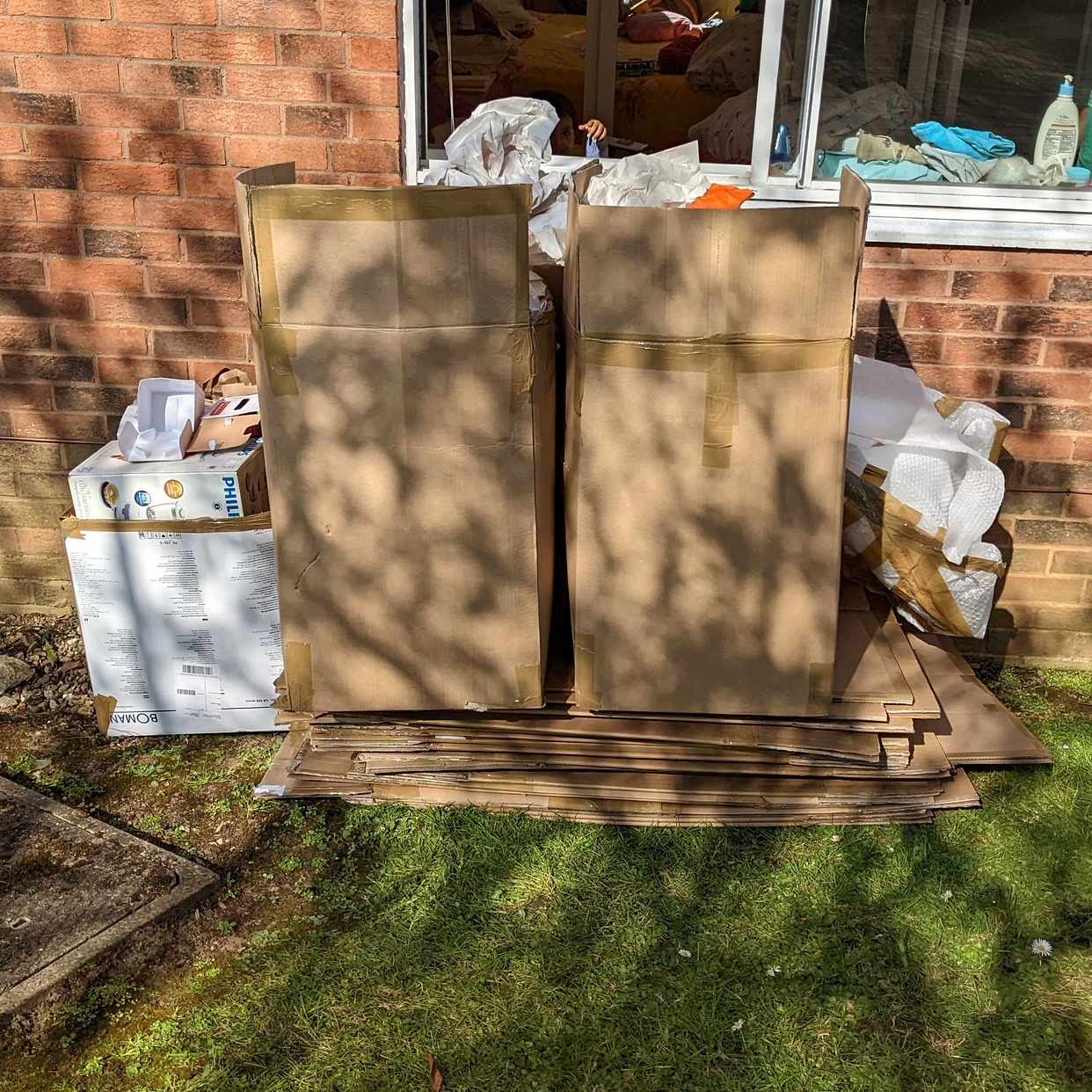 image of Cardboards,plastic,chair - Northwood