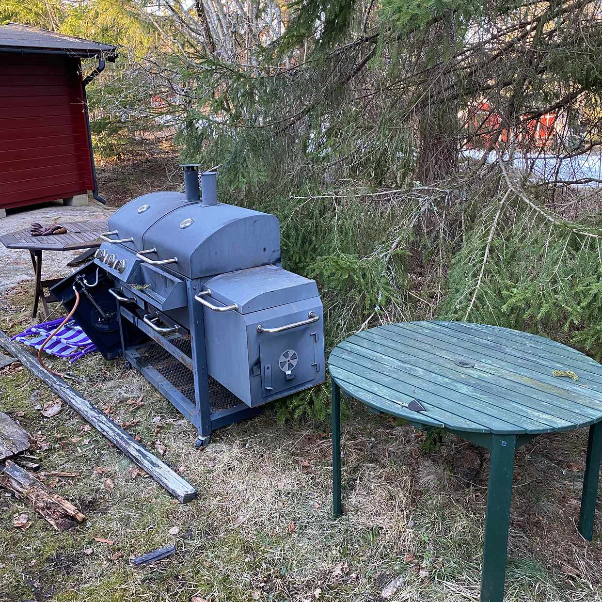 image of Trä, ris, möbler, grill - Norrtälje