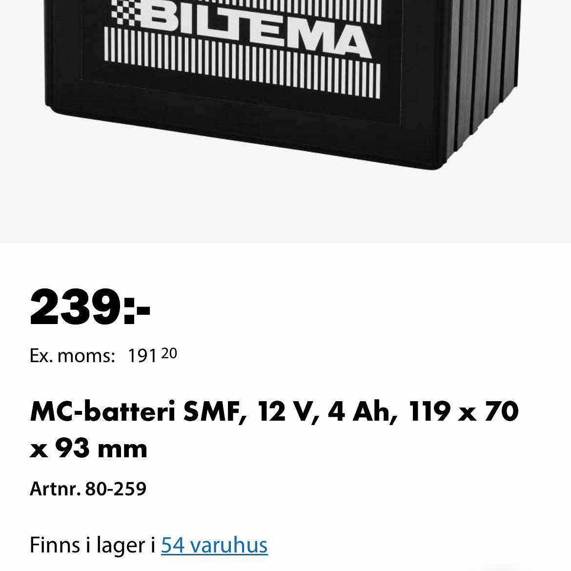 image of Biltema Stockholm, Veddes - 