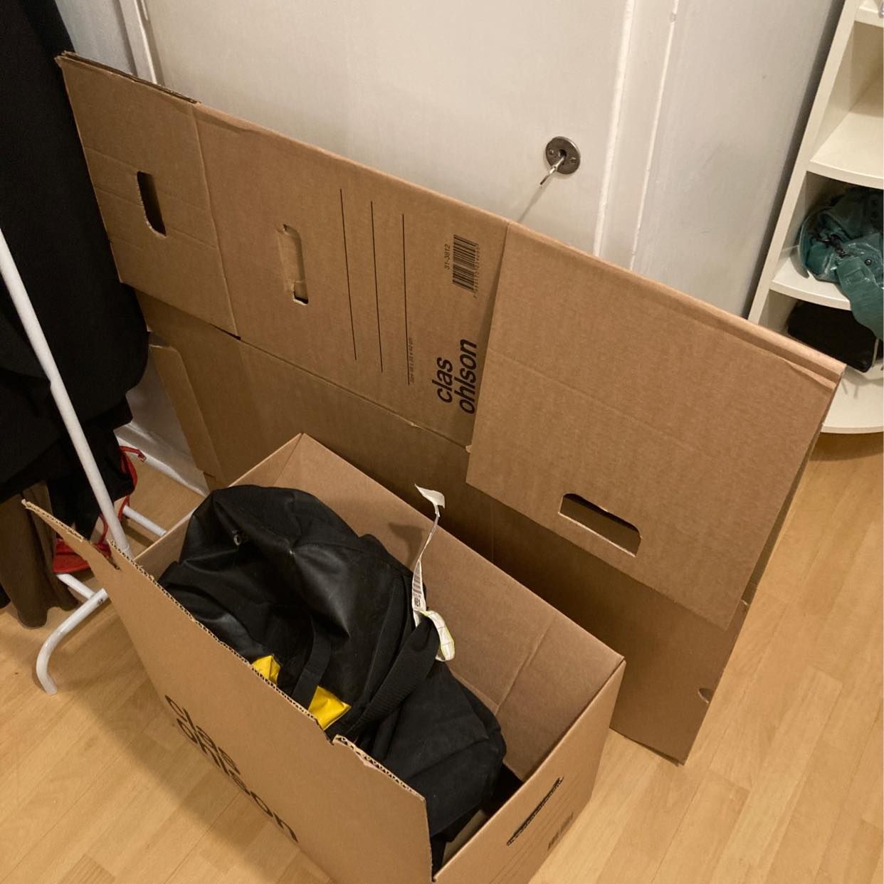 image of Flytta 2 lådor + väska - 
