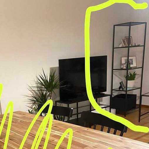 image of Couch, bed and shelf rack - 