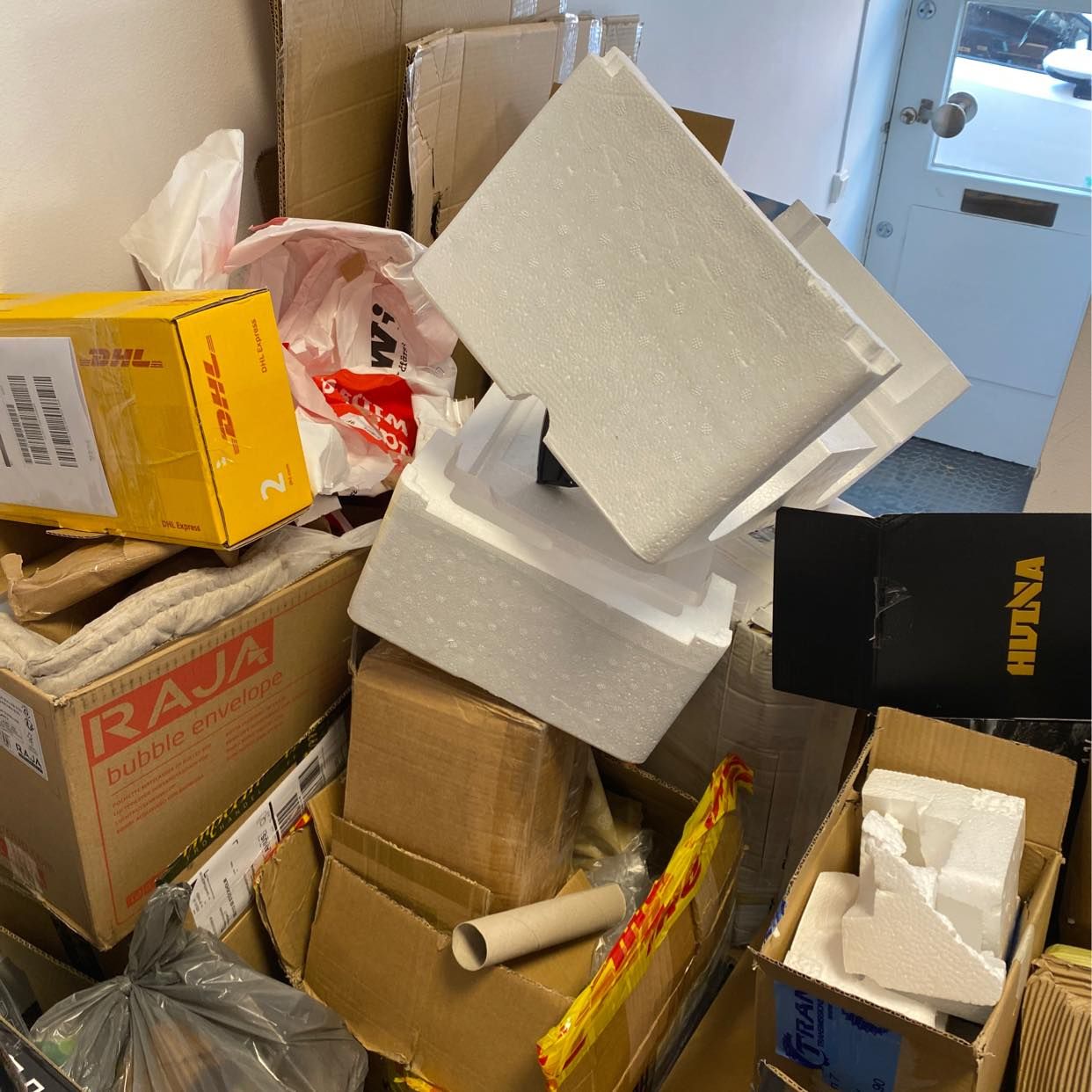 image of Cardboard, plastic - Stockholm