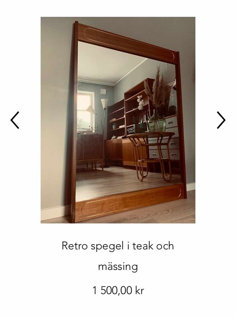image of Bänk & spegel - 
