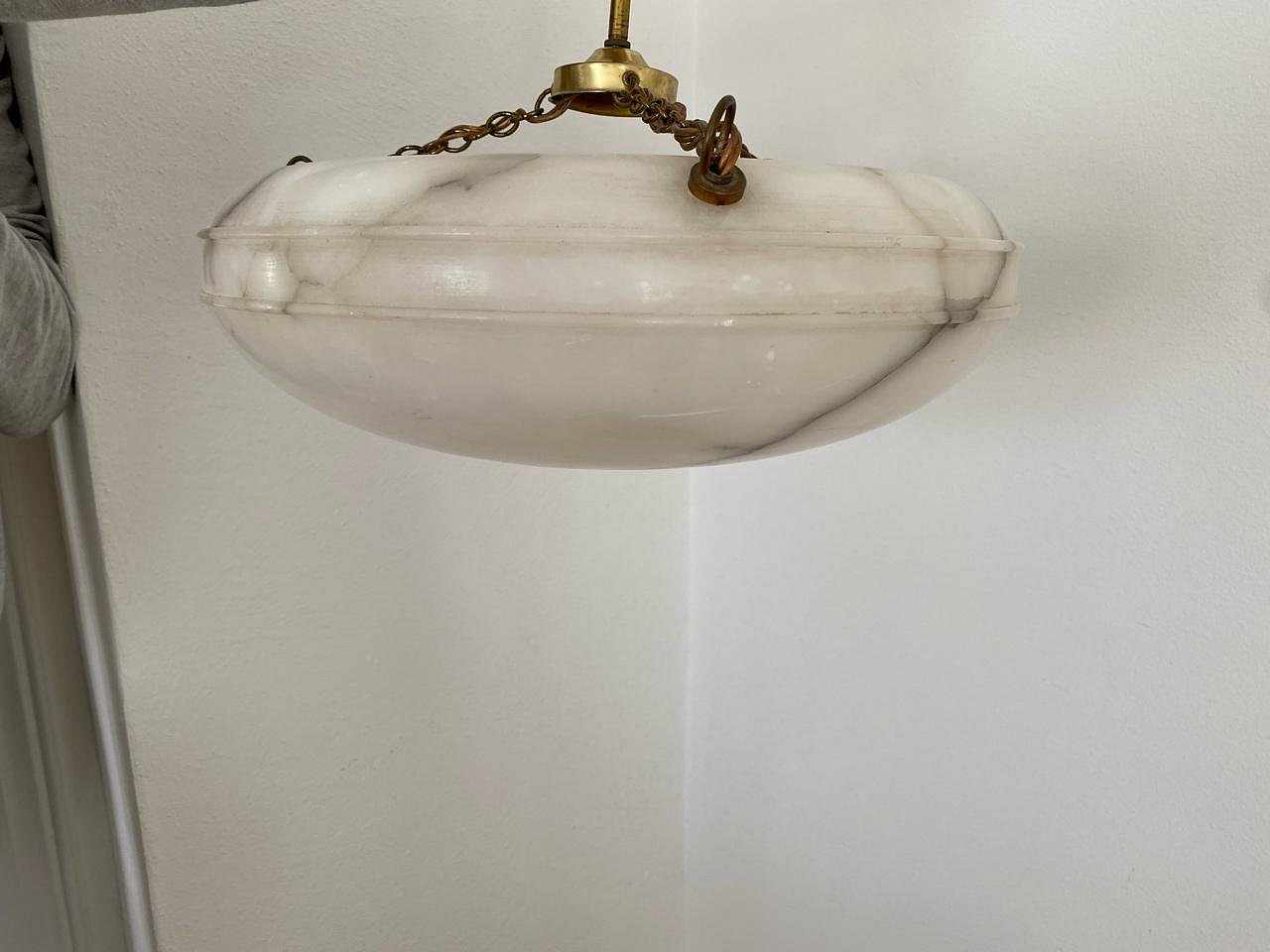 image of Taklampa i alabaster, äld - 