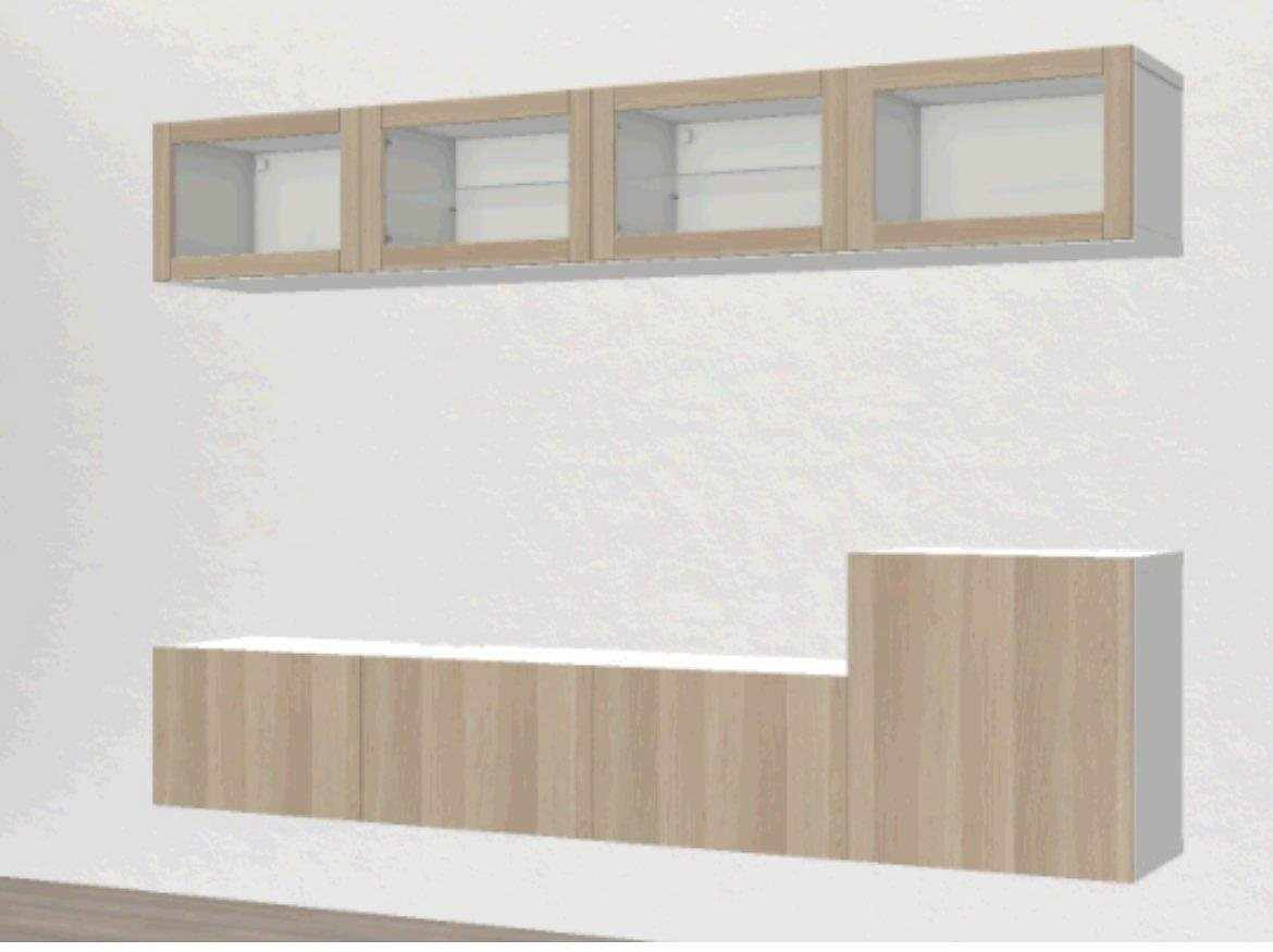 image of IKEA BESTÅ med belysning - 