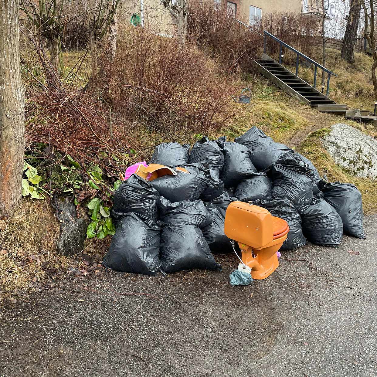 image of Trädgårdsavfall, porslin - Lidingö