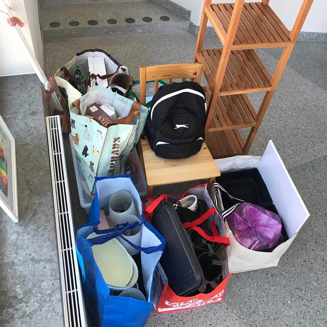 image of Shelves and bags - 