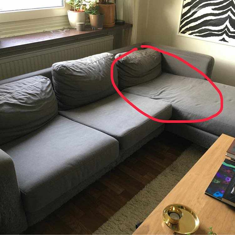 image of Take away old  ikea sofa - Huddinge