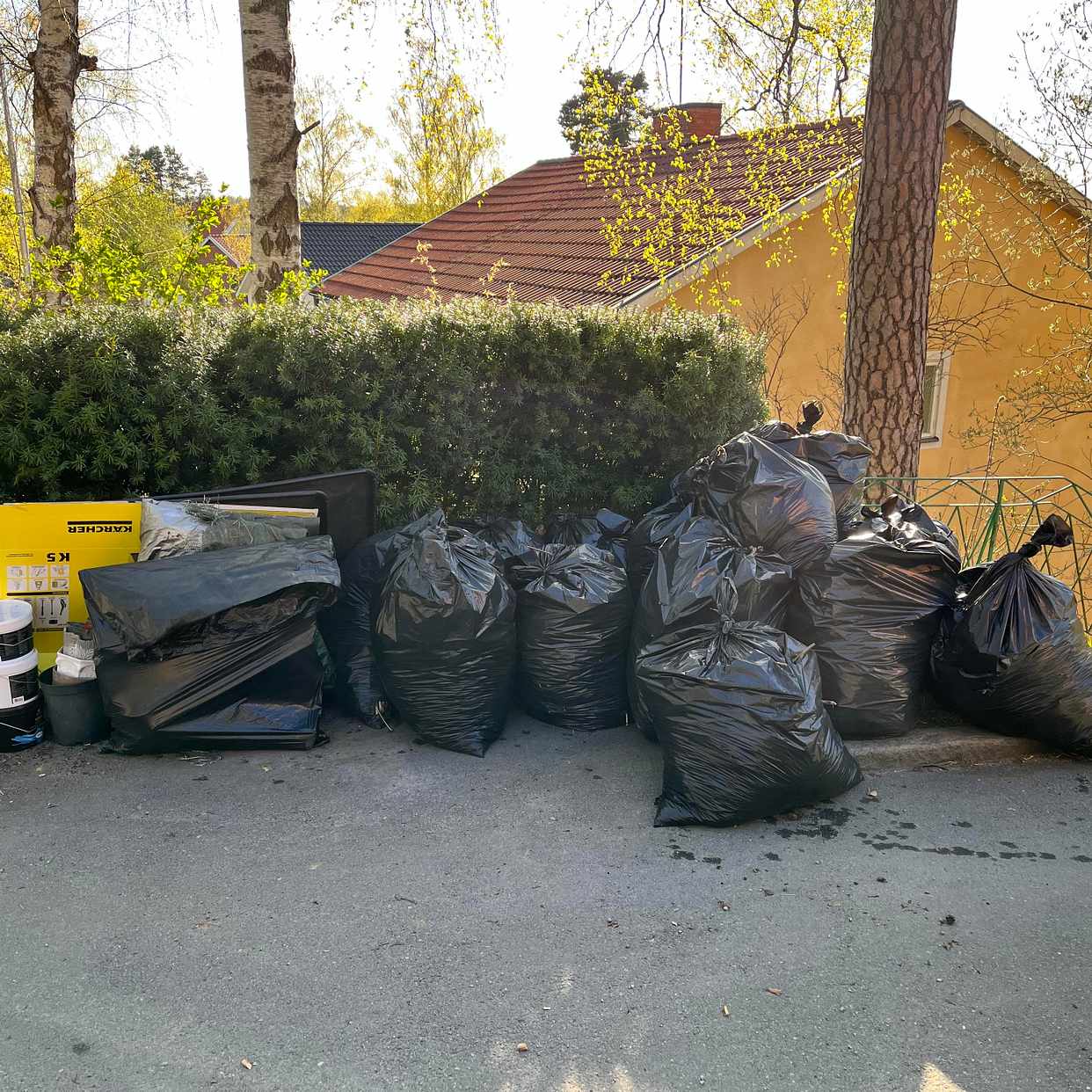 image of Löv, plast, trasiga kruko - Danderyd