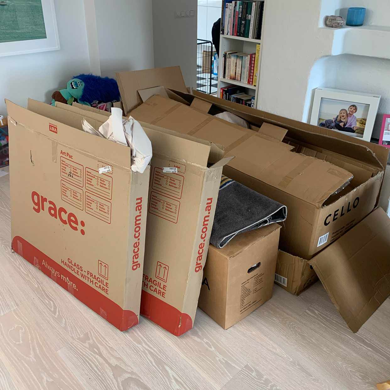 image of Mostly cardboards - Stockholm City