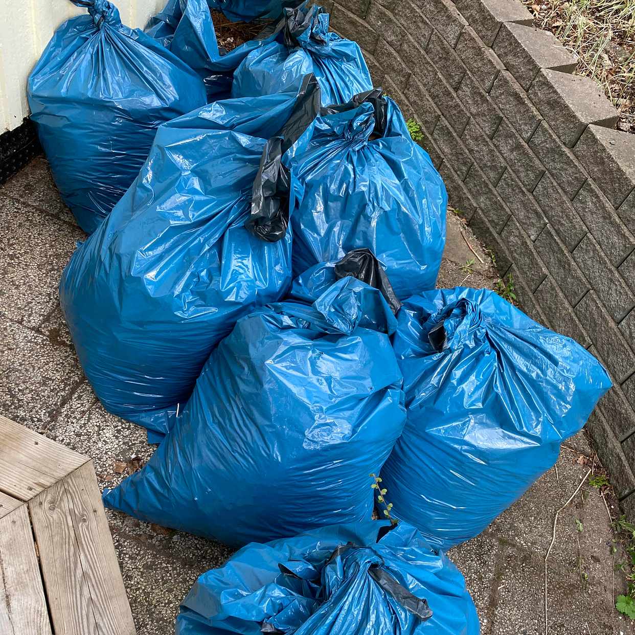 image of 10 säckar trädgårdsavfall - Segeltorp