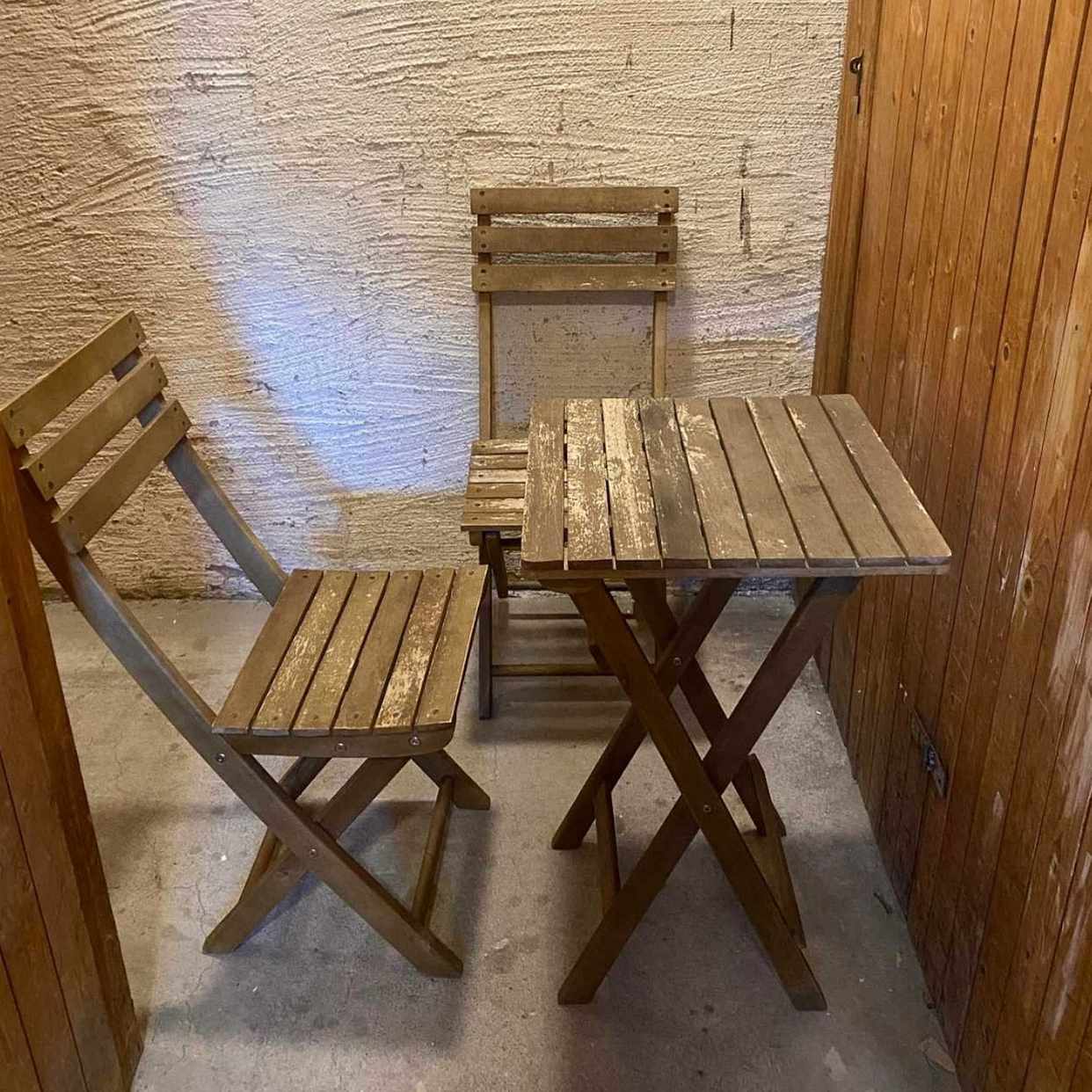 image of Table and two chairs - Fagersta