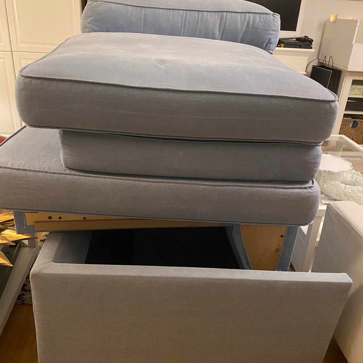 image of Sofa in 2pcs +cushions - Stockholm