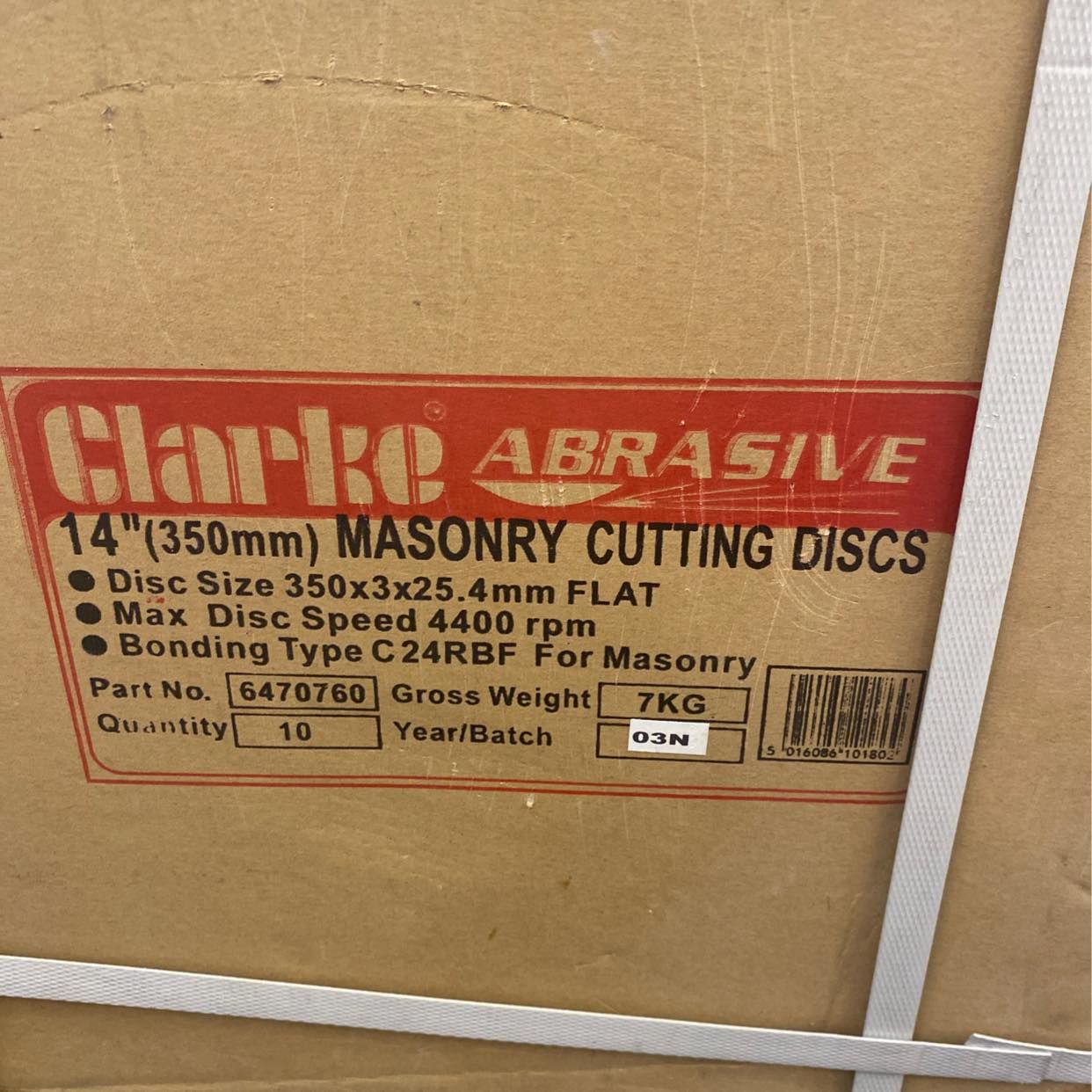 image of Mason cutting discs - London
