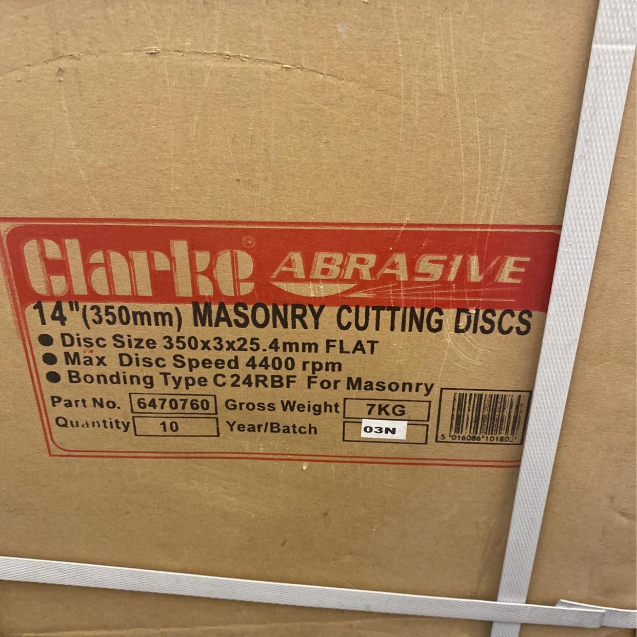 image of Mason cutting discs - London