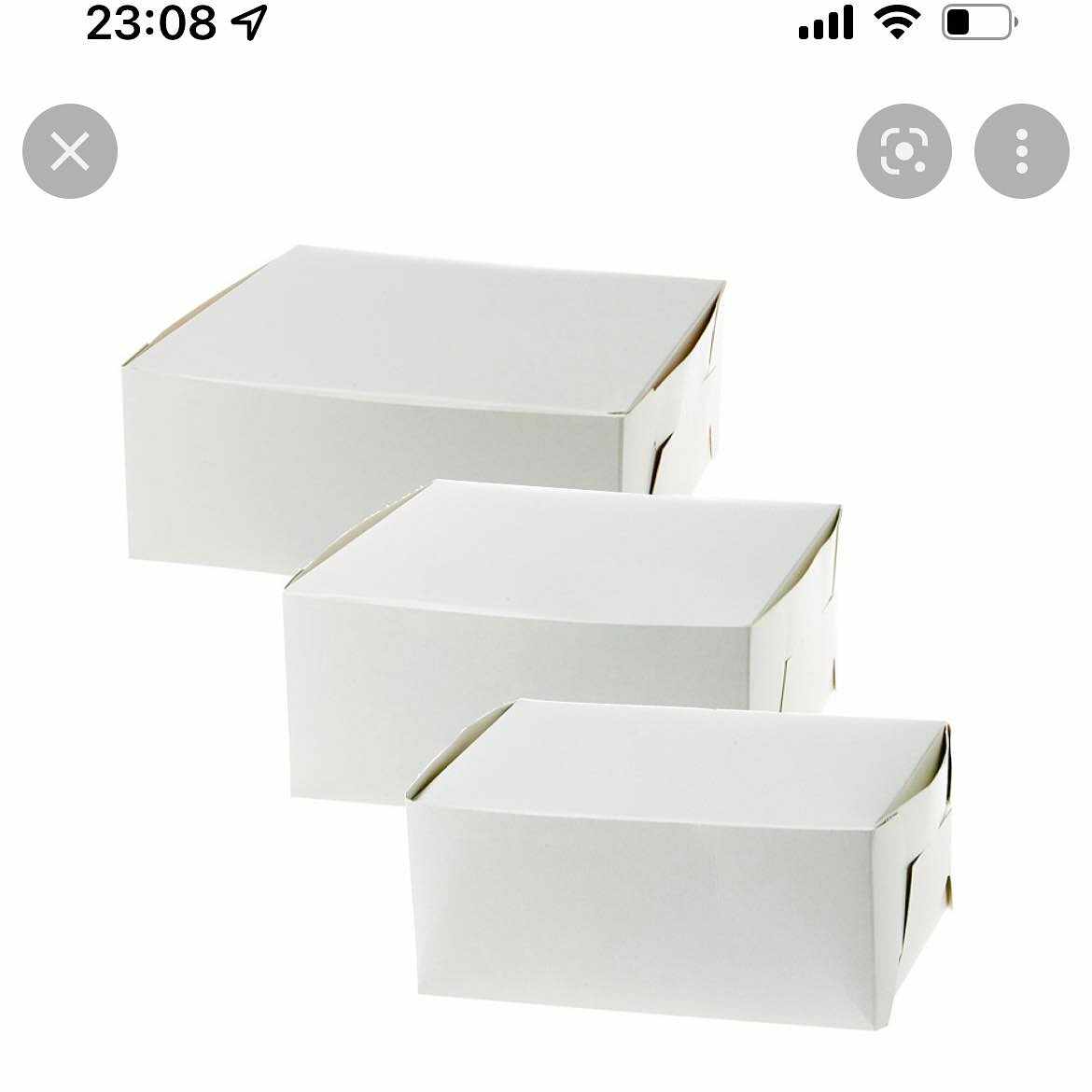 image of 9 Tårt kartonger - 