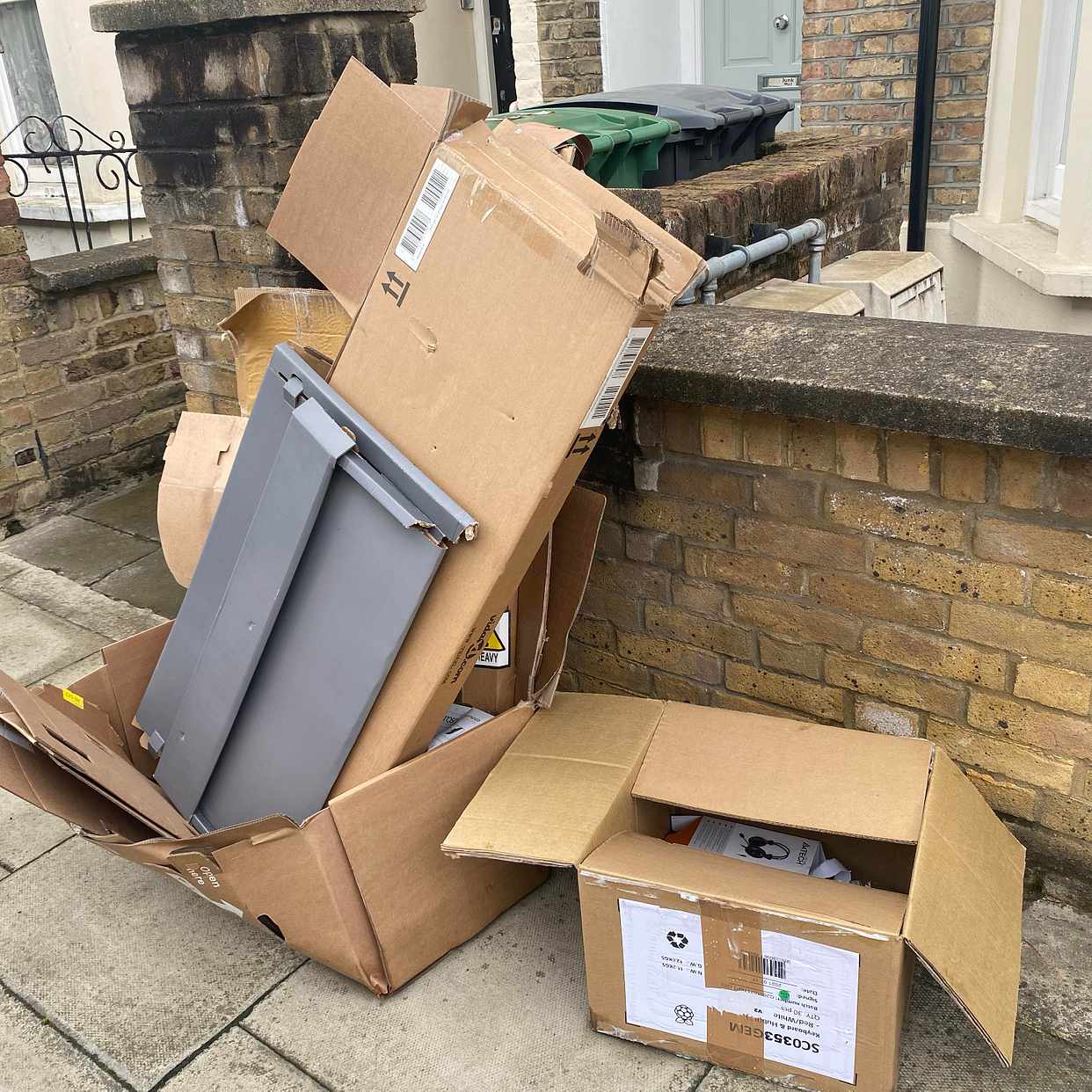 image of Cardboard boxes - London