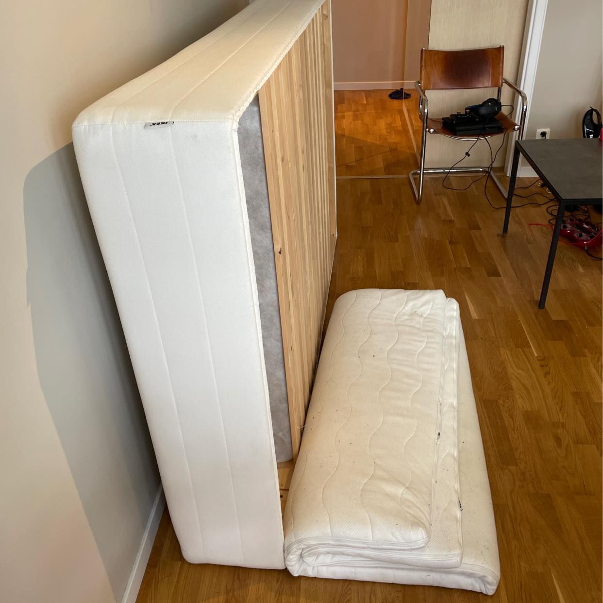 image of Old bed and matress - Stockholm