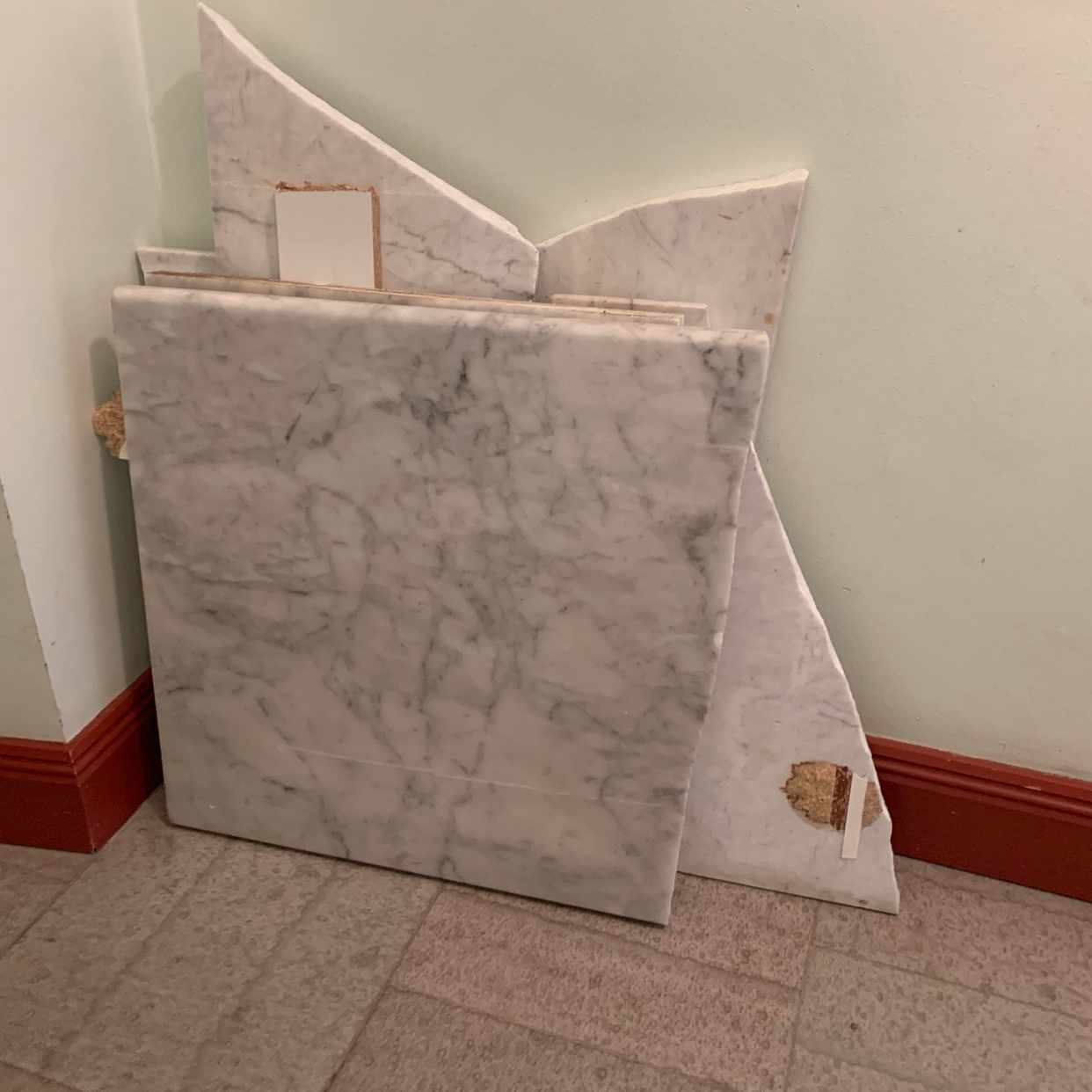 image of Cabinet and stone slabs - Stockholm