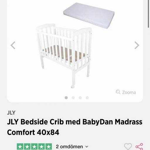 image of Bedside Crib - Solna