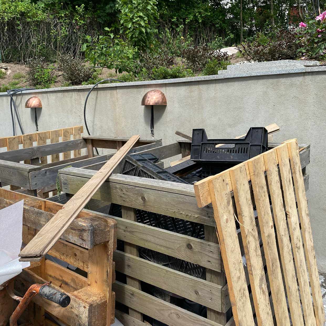 image of Recycle planting boxes - Stocksund