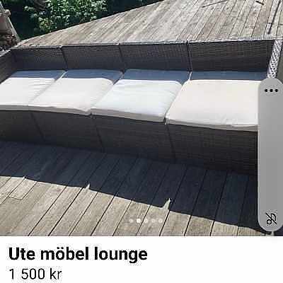 image of Hämta utemöb loungesoffa - 