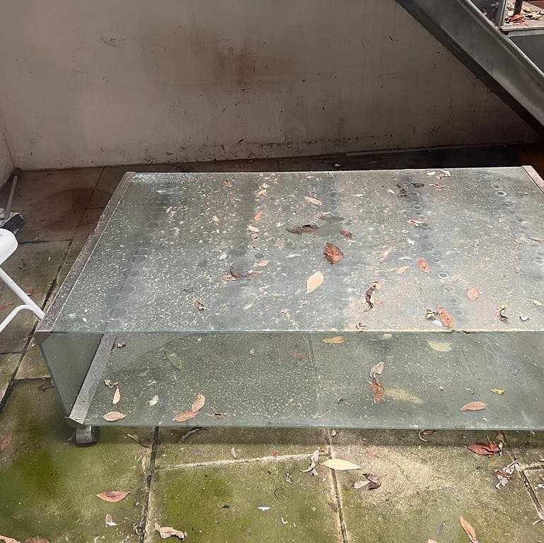 image of Large glass coffee table - London