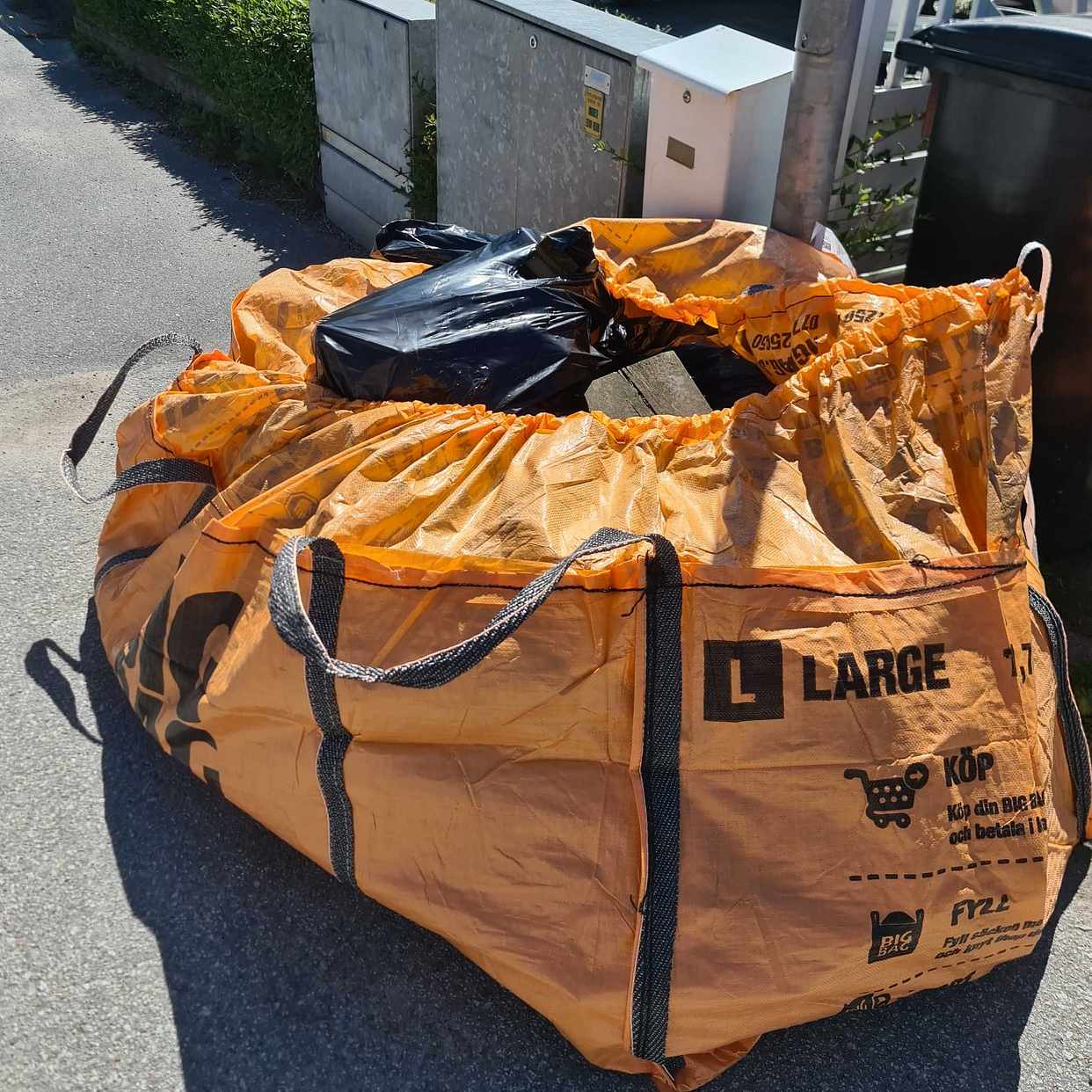 image of Bygbag med trä - Kungsängen