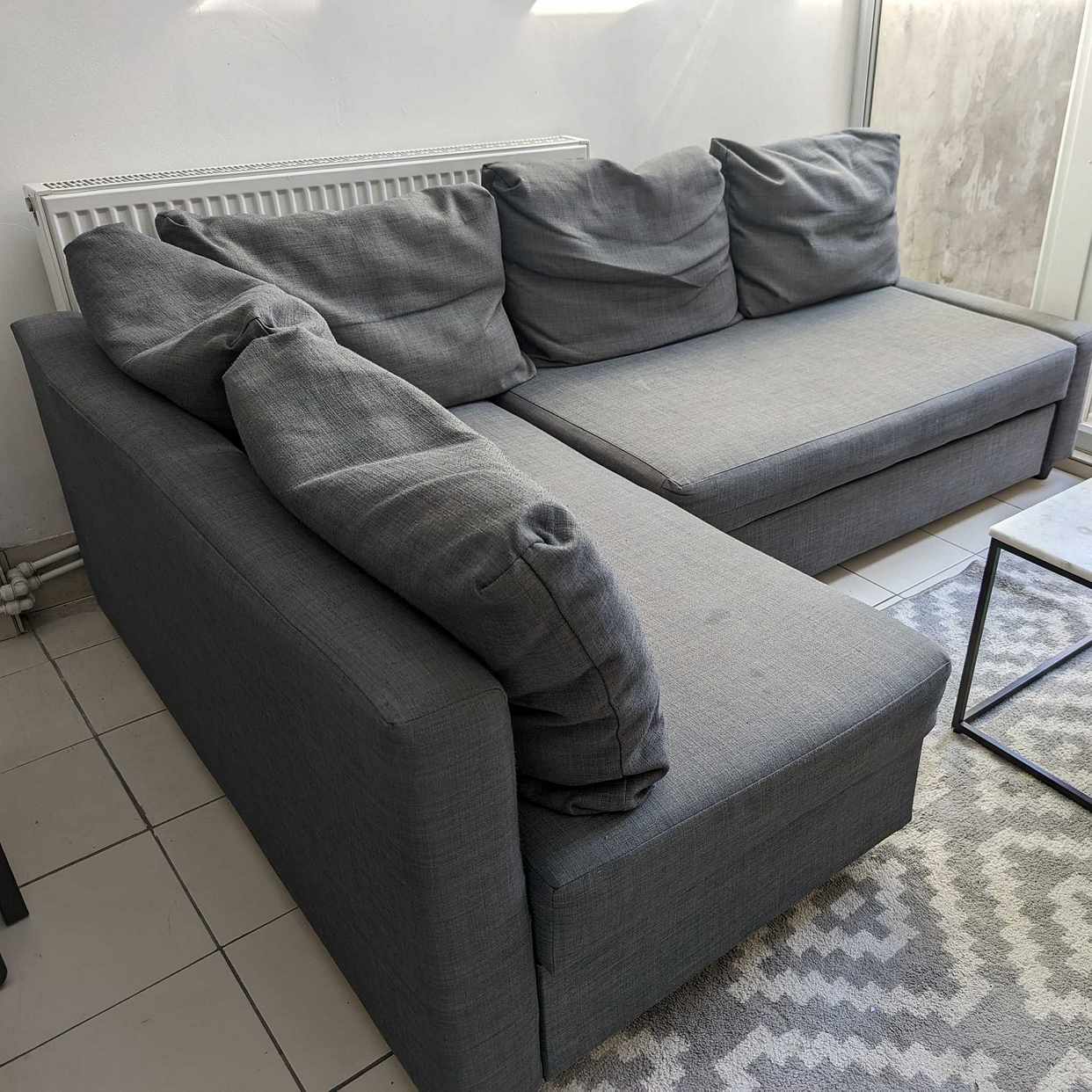 image of IKEA sofa and table - London
