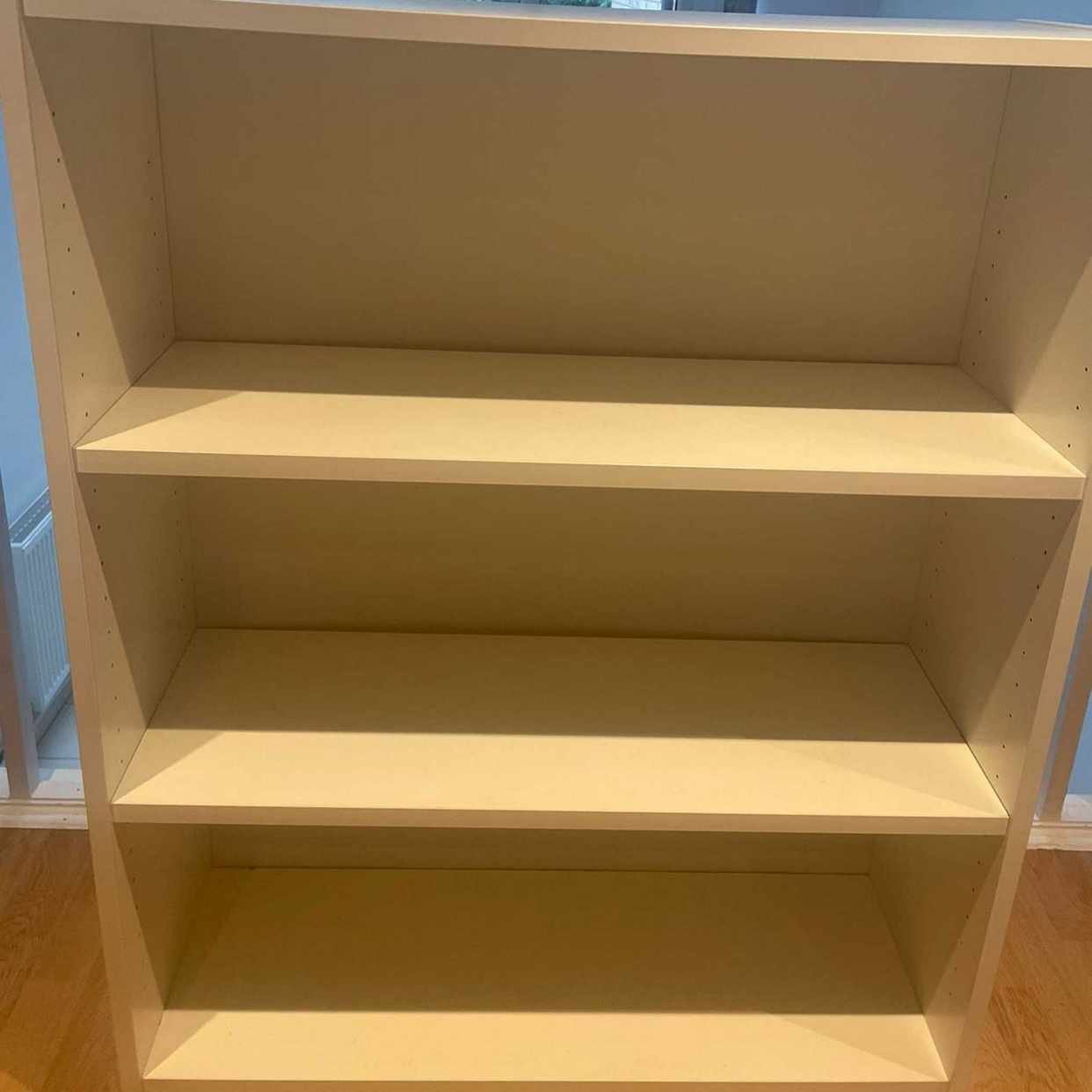 image of IKEA king bed & bookcase - London