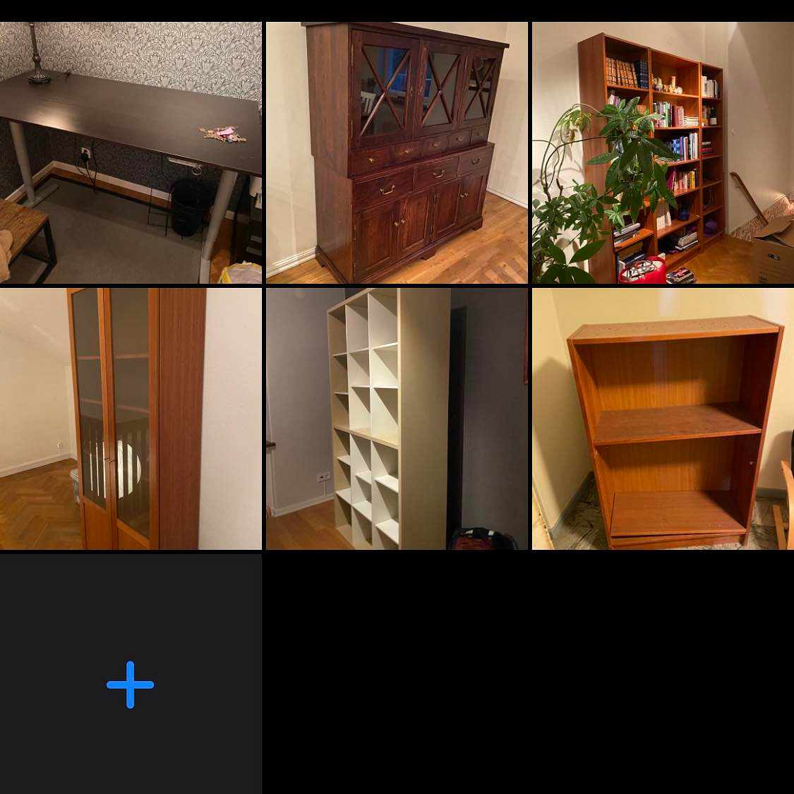image of A desk and some shelves - 