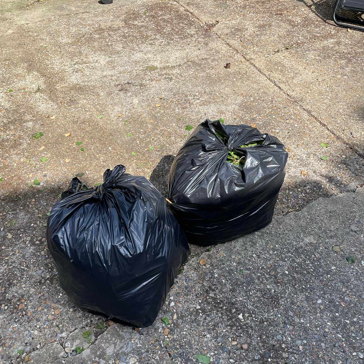 Two bags of garden waste London Tiptapp