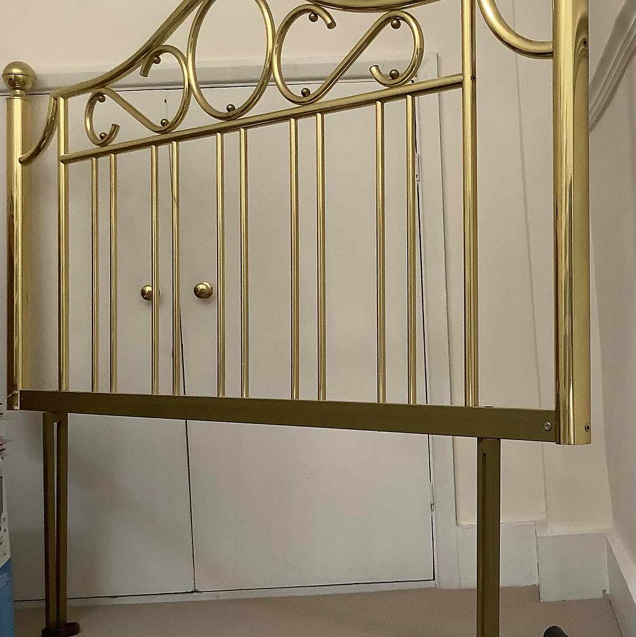 image of Bed headboard brass - Islington