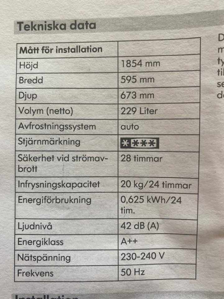 image of Electrolux Kylskåp till s - 