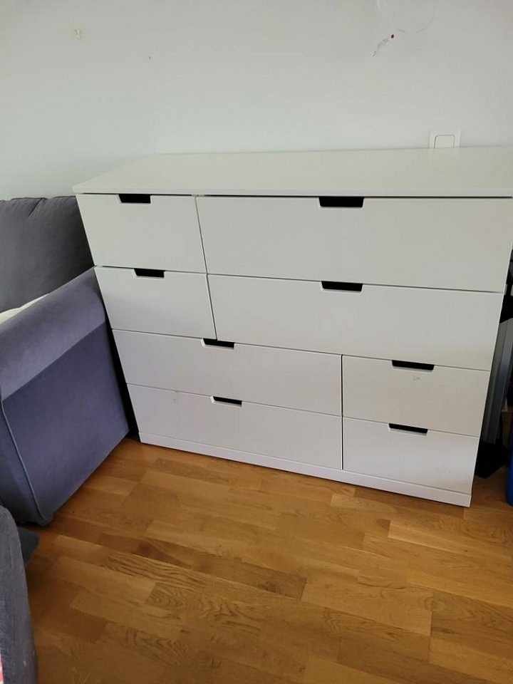 image of Ikea nordli 8 lådor - 