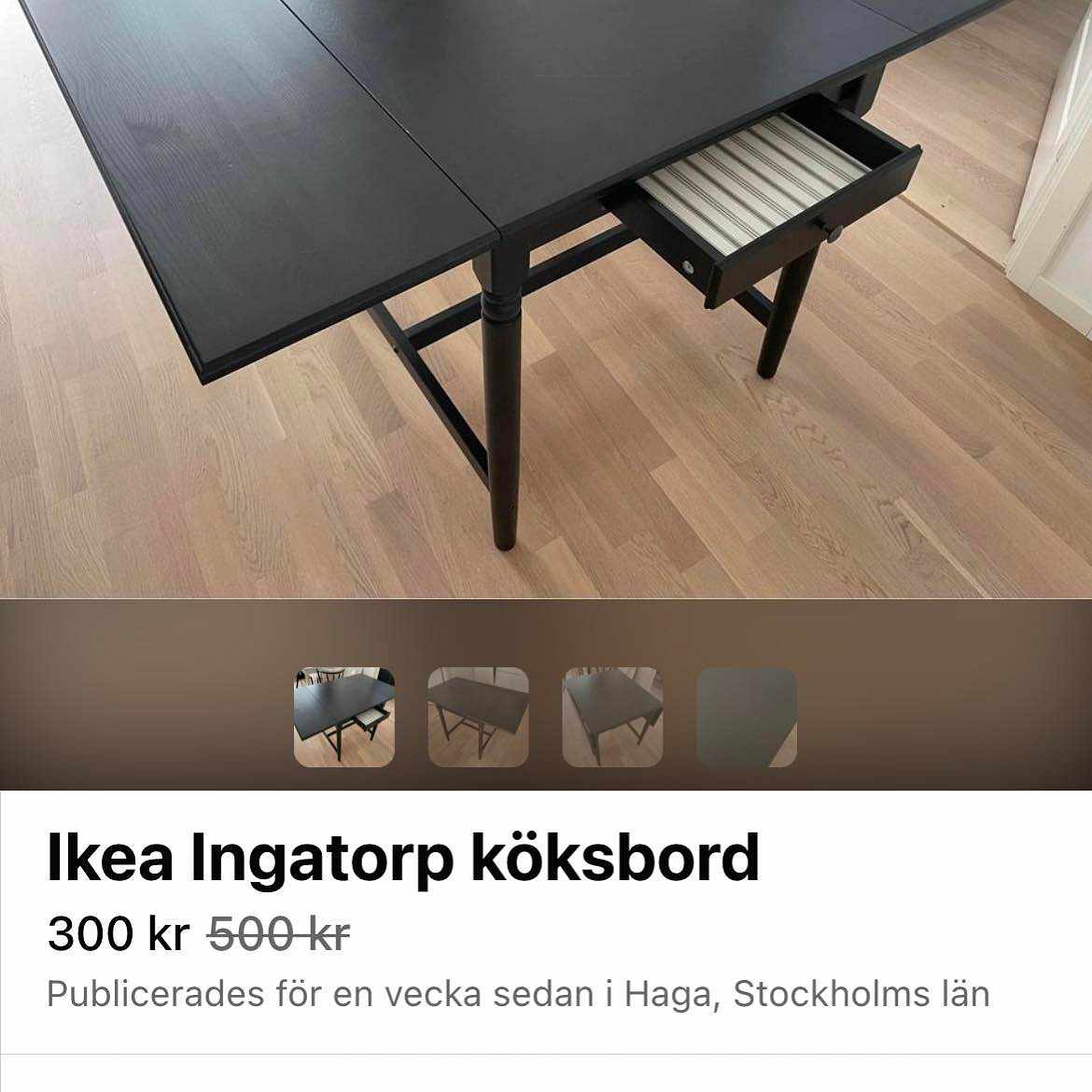 image of Hämta ett litet matbord - 