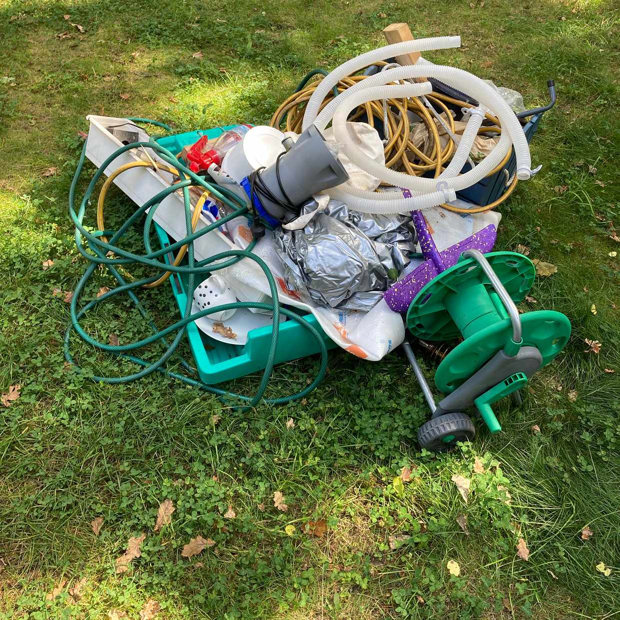 image of Wood, plastic,metal waste - Segeltorp