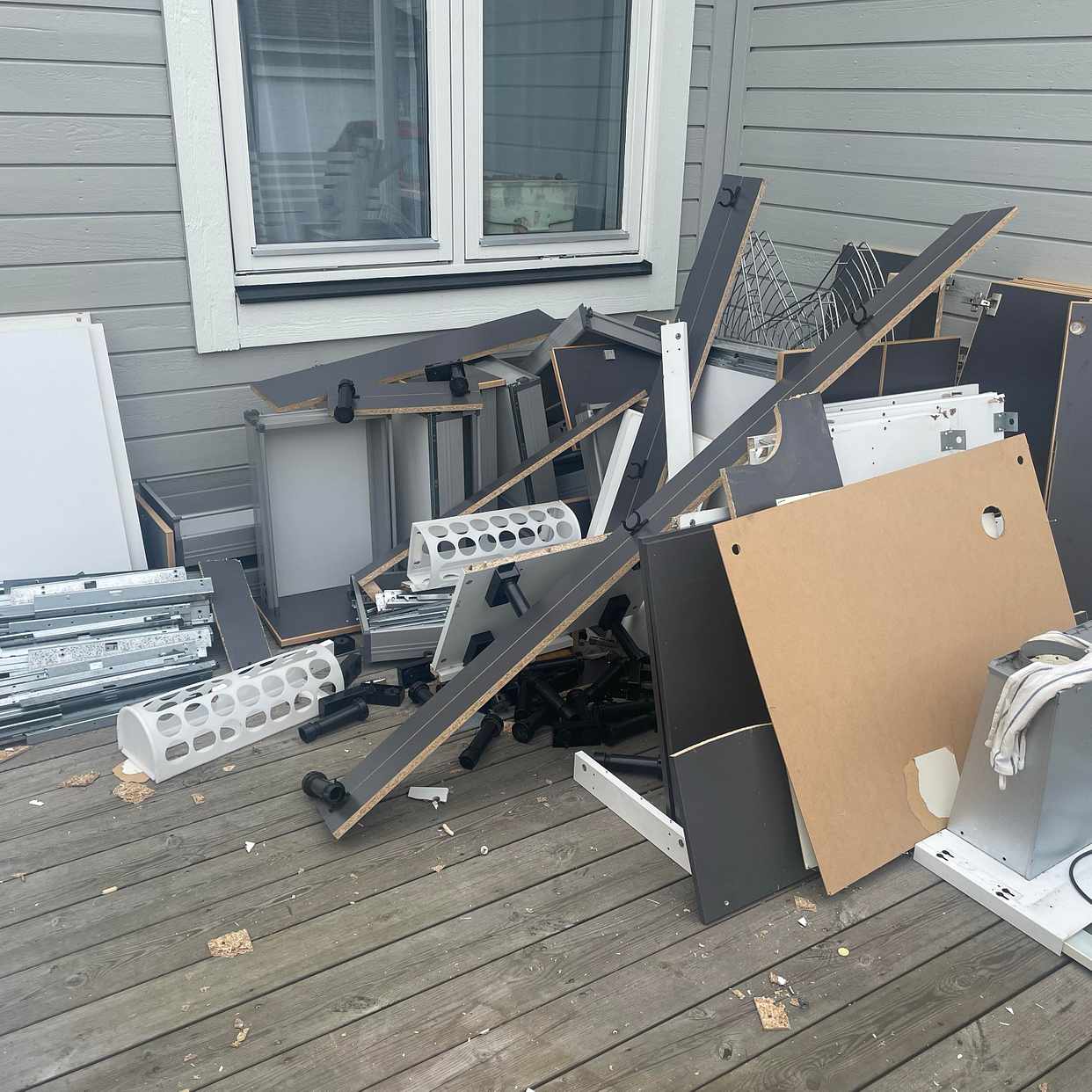 image of Demolished kitchen - Gustavsberg