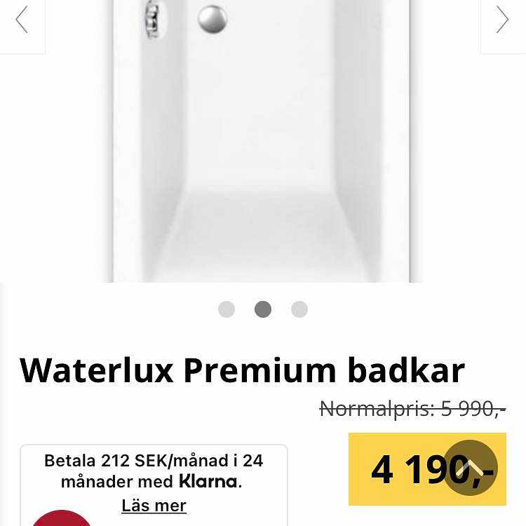image of WaterluxPremiumbadkar140 - Årsta